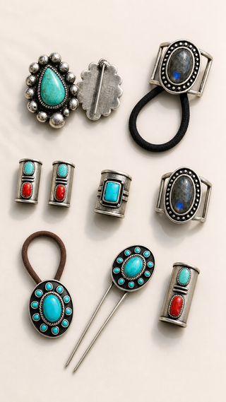 High Desert Hair Cuff (Turquoise)